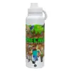 1L Stainless Steel Thermal Bottle with Phone Holder & Double Wall Insulation