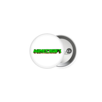 Minecraft logo green, Κονκάρδα παραμάνα 5cm