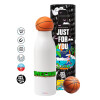 Bascetball Metal mug thermos, double wall, 550ml