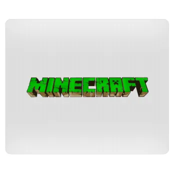 Minecraft logo green, Mousepad ορθογώνιο 23x19cm