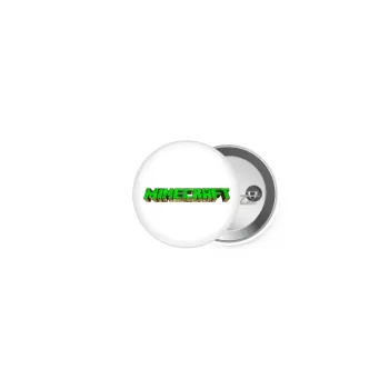 Minecraft logo green, Κονκάρδα παραμάνα 2.5cm