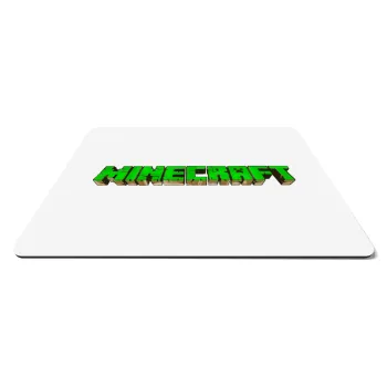 Minecraft logo green, Mousepad ορθογώνιο 27x19cm