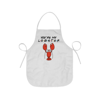Friends you're my lobster, Chef Apron Short Full Length Adult (63x75cm)