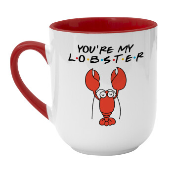 Friends you're my lobster, Κούπα κεραμική tapered 260ml
