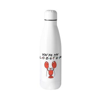 Friends you're my lobster, Metal mug thermos (Stainless steel), 500ml