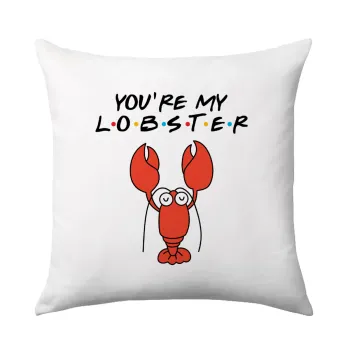 Friends you're my lobster, Μαξιλάρι καναπέ 40x40cm περιέχεται το  γέμισμα