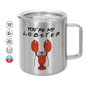 Friends you're my lobster, Mug Stainless steel double wall 300ml