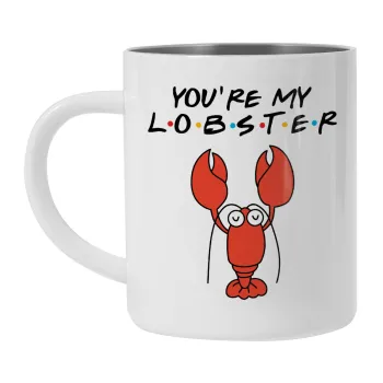 Friends you're my lobster, Mug Stainless steel double wall 300ml