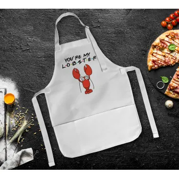 Friends you're my lobster, Ποδιά Σεφ Ολόσωμη Παιδική (με ρυθμιστικά και 2 τσέπες)