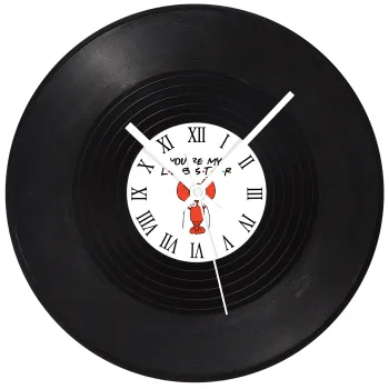 Friends you're my lobster, Ρολόι τοίχου Βινύλιο (30cm)