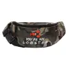 Unisex waist bag (banana) in Jungle camouflage color with 2 pockets