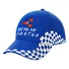 Adult Ultimate BLUE RACING Cap, (100% COTTON DRILL, ADULT, UNISEX, ONE SIZE)