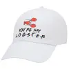 Adult Baseball Cap White 5-panel (POLYESTER, ADULT, UNISEX, ONE SIZE)