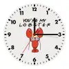 Wooden wall clock (20cm)