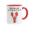 Mug colored red, ceramic, 330ml