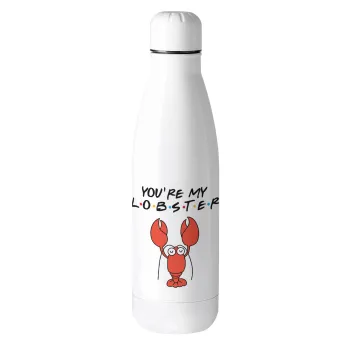 Friends you're my lobster, Metal mug thermos (Stainless steel), 500ml
