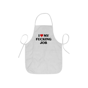 I love my fucking job, Ποδιά Σεφ ολόσωμη κοντή  Παιδική (44x62cm)