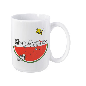 Snoopy summer, Κούπα Mega, κεραμική, 450ml