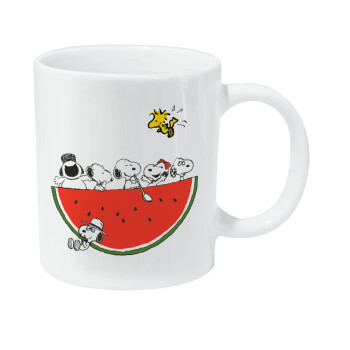 Snoopy summer, Κούπα Giga, κεραμική, 590ml