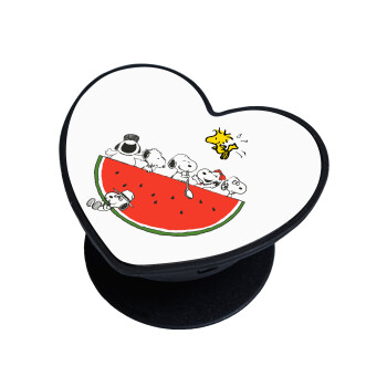 Snoopy summer, Phone Holders Stand  καρδιά Μαύρο Βάση Στήριξης Κινητού στο Χέρι