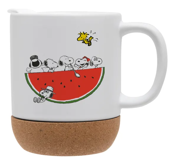 Snoopy summer — Ceramic coffee mug Cork (MAT), 330ml