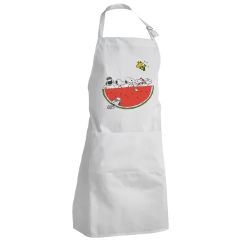 Snoopy summer, Ποδιά Σεφ Ολόσωμη Ενήλικων (με ρυθμιστικά και 2 τσέπες)