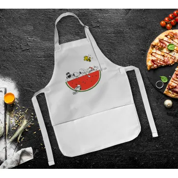 Snoopy summer, Ποδιά Σεφ Ολόσωμη Παιδική (με ρυθμιστικά και 2 τσέπες)