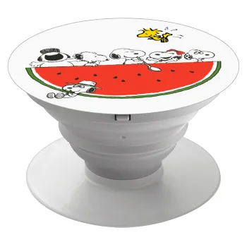 Snoopy summer, Phone Holders Stand  White Hand-held Mobile Phone Holder