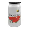 Κούπα ταξιδιού μεταλλική με καπάκι (tin-can) 500ml
