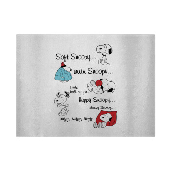 Snoopy manual, Επιφάνεια κοπής γυάλινη (38x28cm)