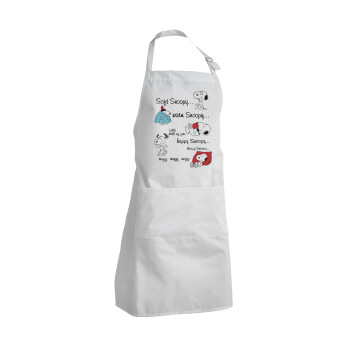 Snoopy manual, Adult Chef Apron (with sliders and 2 pockets)