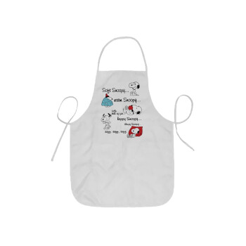 Snoopy manual, Ποδιά Σεφ ολόσωμη κοντή  Παιδική (44x62cm)