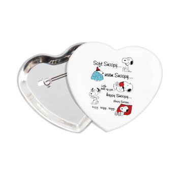 Snoopy manual, Κονκάρδα παραμάνα καρδιά (57x52mm)