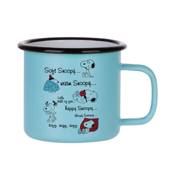 Snoopy manual, Κούπα Μεταλλική εμαγιέ ΜΑΤ σιέλ 360ml