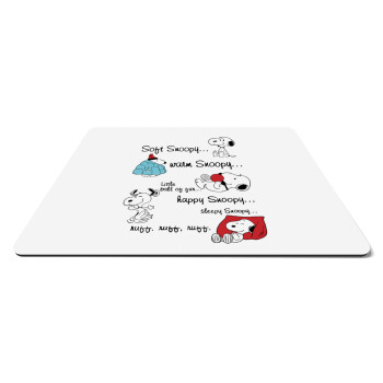 Snoopy manual, Mousepad rect 27x19cm