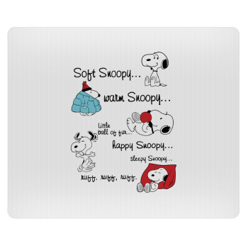 Snoopy manual, Mousepad rect 23x19cm