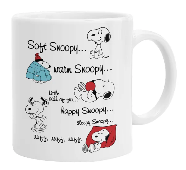Snoopy manual — Κούπα, κεραμική, 330ml