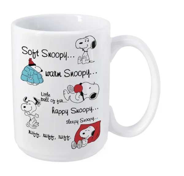 Snoopy manual — Mega mug, ceramic, 450ml