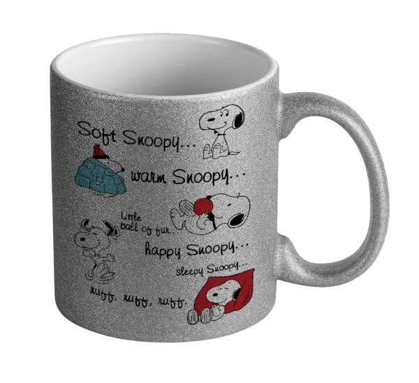 Snoopy manual — Glitter Ασημένια