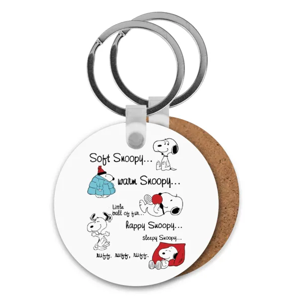 Snoopy manual — Ξύλινο στρογγυλό