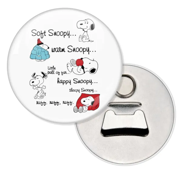 Snoopy manual — Μαγνητάκι & Ανοιχτήρι (5.9cm)