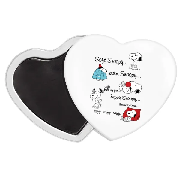 Snoopy manual — Μαγνητάκι καρδιά (57x52mm)