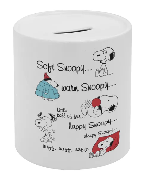 Snoopy manual — Κουμπαράς πορσελάνης με τάπα