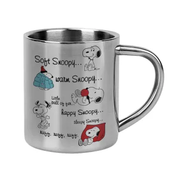 Snoopy manual, Mug Stainless steel double wall 300ml