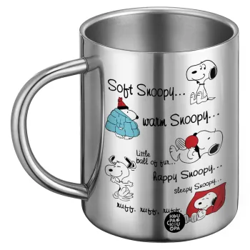 Snoopy manual, BIG Mug Stainless steel double wall (450ml)