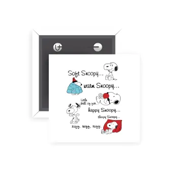 Snoopy manual, Κονκάρδα παραμάνα τετράγωνη 5x5cm