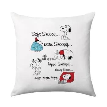 Snoopy manual, Sofa cushion 40x40cm includes filling