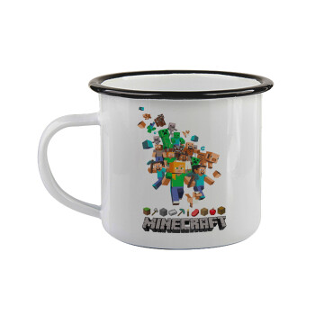 Minecraft adventure, Κούπα εμαγιέ με μαύρο χείλος 360ml