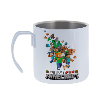 Minecraft adventure, Mug Stainless steel double wall 400ml