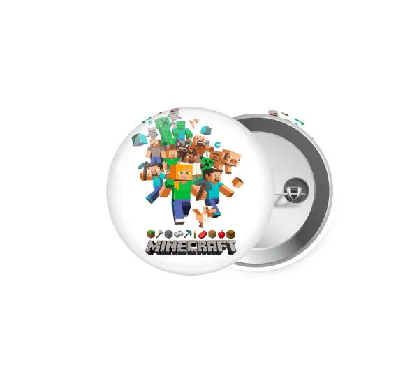 Minecraft adventure — Pin badge, 5cm